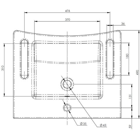 Onyx Ergonomic Wash Basin