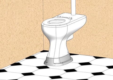 AKW 38mm High Toilet Plinth