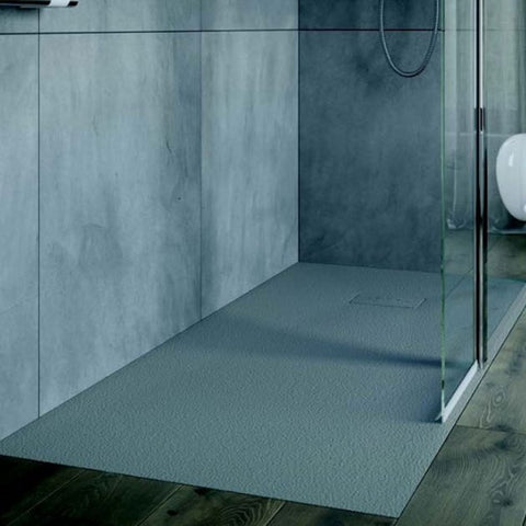 AKW Onyx Square Shower Tray 800mm x 800mm - Grey