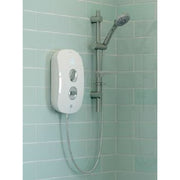 AKW iTherm White 8.5kw Thermostatic Shower with Standard kit